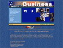 Tablet Screenshot of itsallaboutbusiness.com